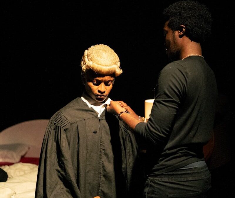 Kenyan advocate in judicial robe and wig, representing the court stage of the enforcement ladder Kenya offers brand owners