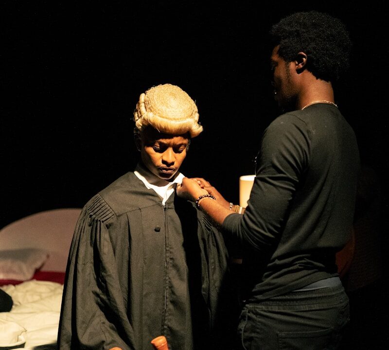Kenyan advocate in judicial robe and wig, representing the court stage of the enforcement ladder Kenya offers brand owners
