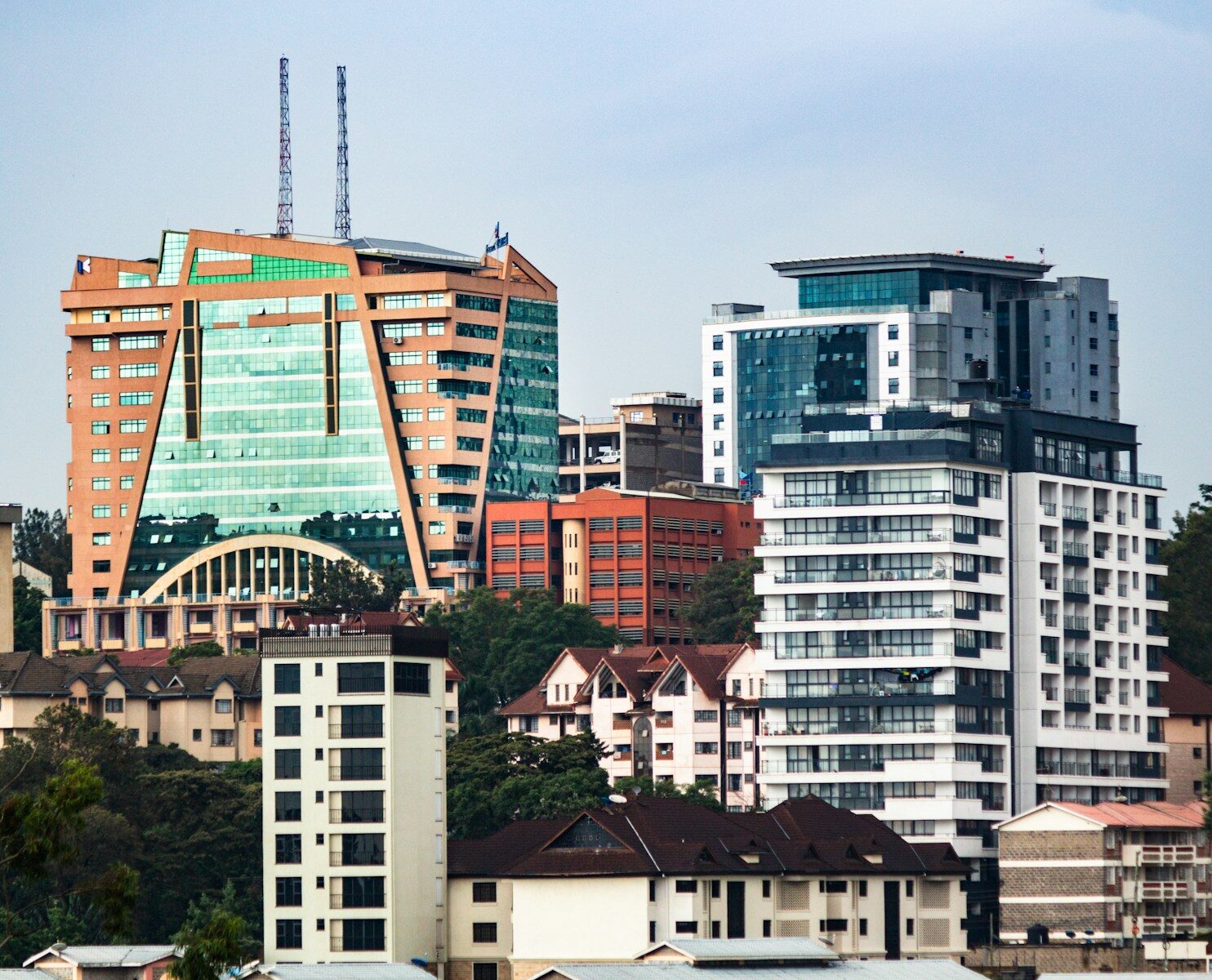 Nairobi office building, representing the proposed Kenya Intellectual Property Authority merging KIPI, KECOBO, and the ACA