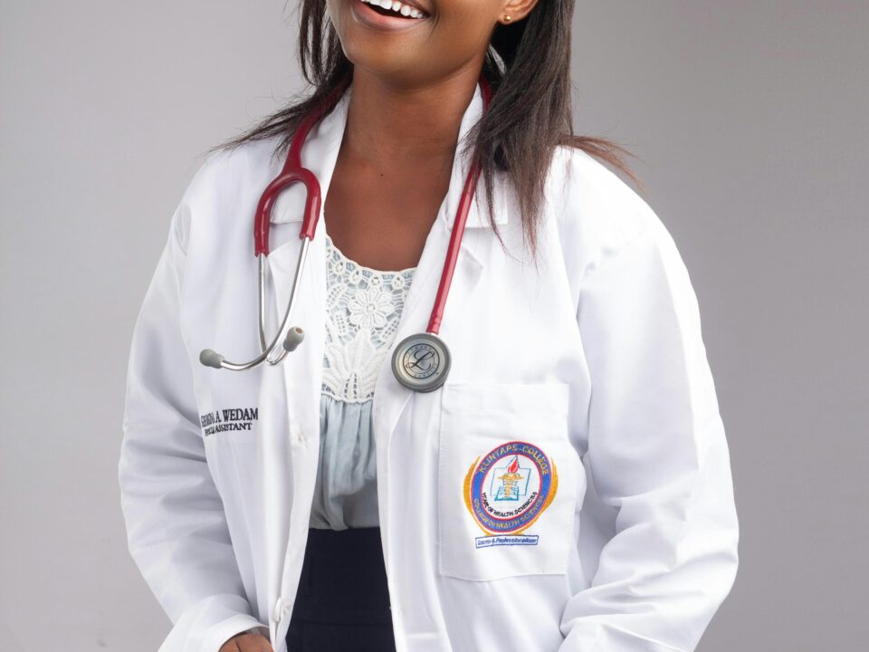 Healthcare professional in Kenya, representing pharmacy regulation and counterfeit medicine enforcement