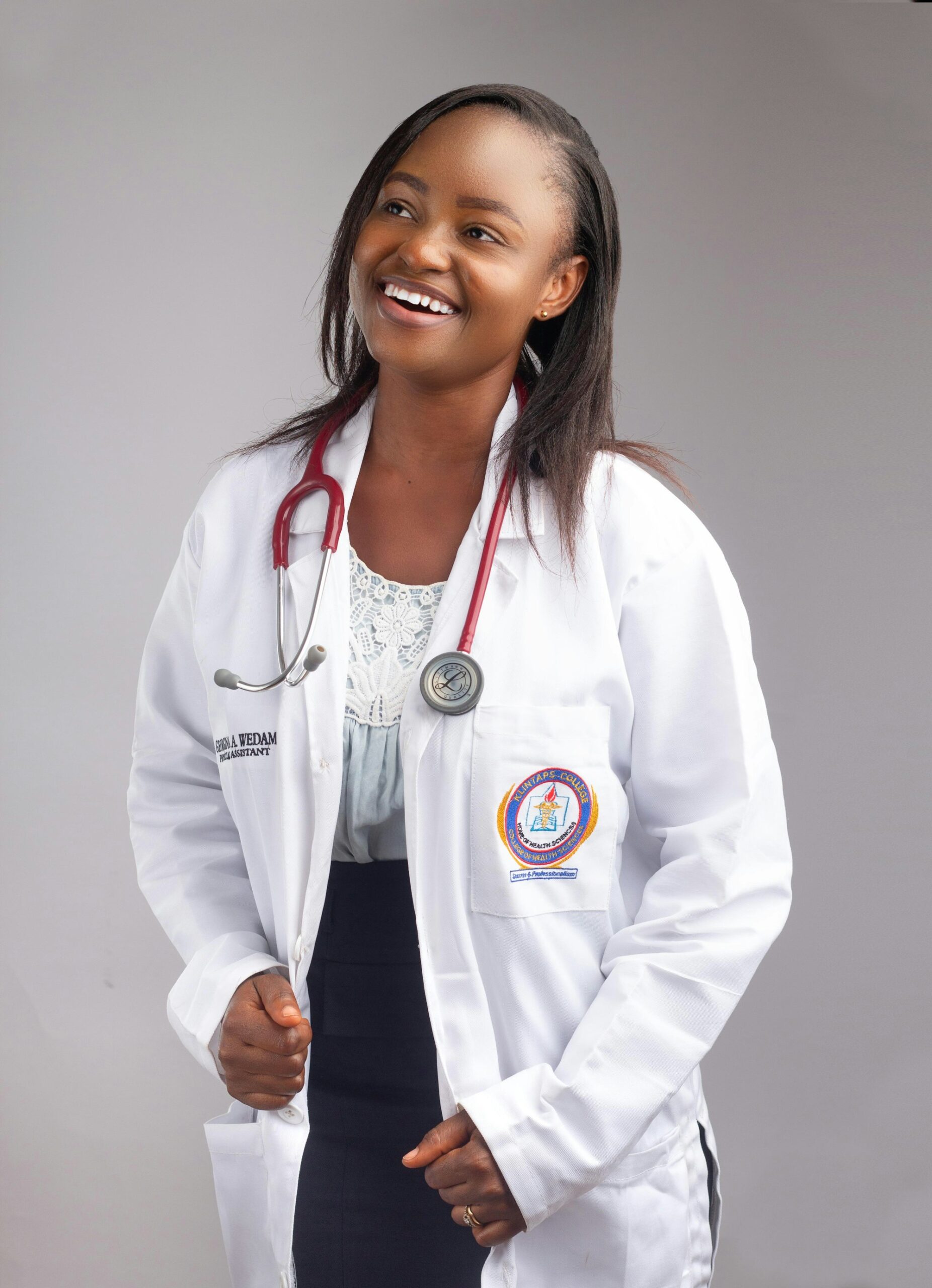 Healthcare professional in Kenya, representing pharmacy regulation and counterfeit medicine enforcement