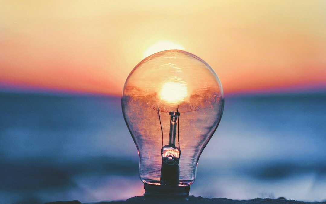 Light bulb representing turning ideas into protected business assets in Kenya