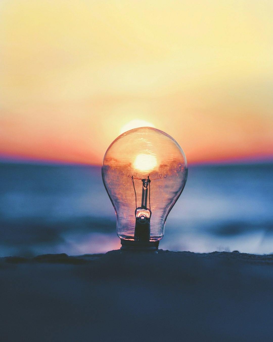Light bulb representing turning ideas into protected business assets in Kenya
