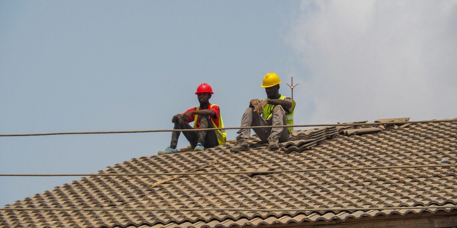 Registered contractors securing NCA approvals while working on a building site in Kenya