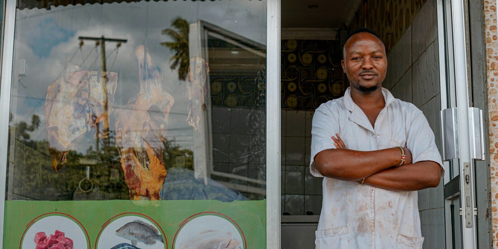 Franchise storefront in East Africa with local signage, representing franchise agreements and trade mark licensing in Kenya