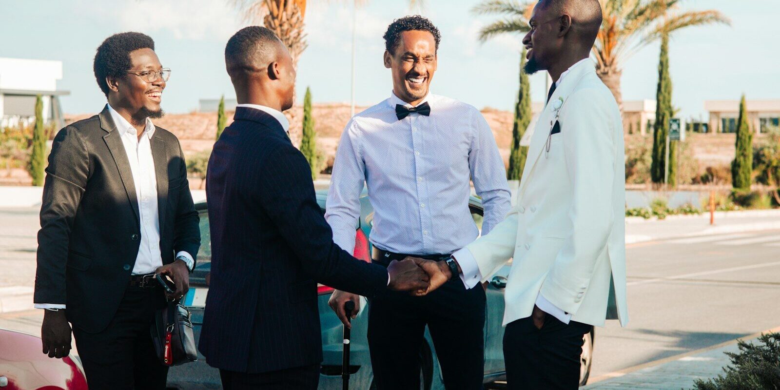Business partners shaking hands after agreeing terms for a corporate partnership in Kenya