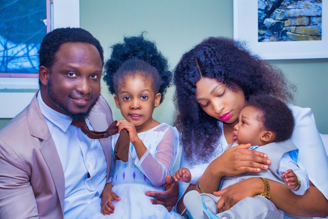 African family celebrating a new home purchase