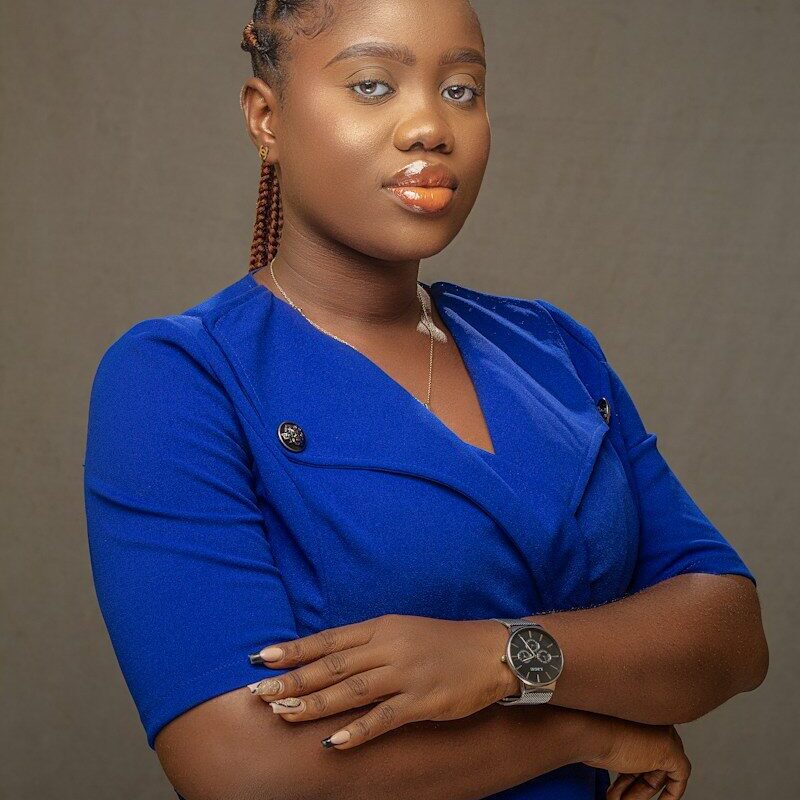 Confident African businesswoman in professional attire, representing HR and compliance professionals handling sensitive employee data in Kenya