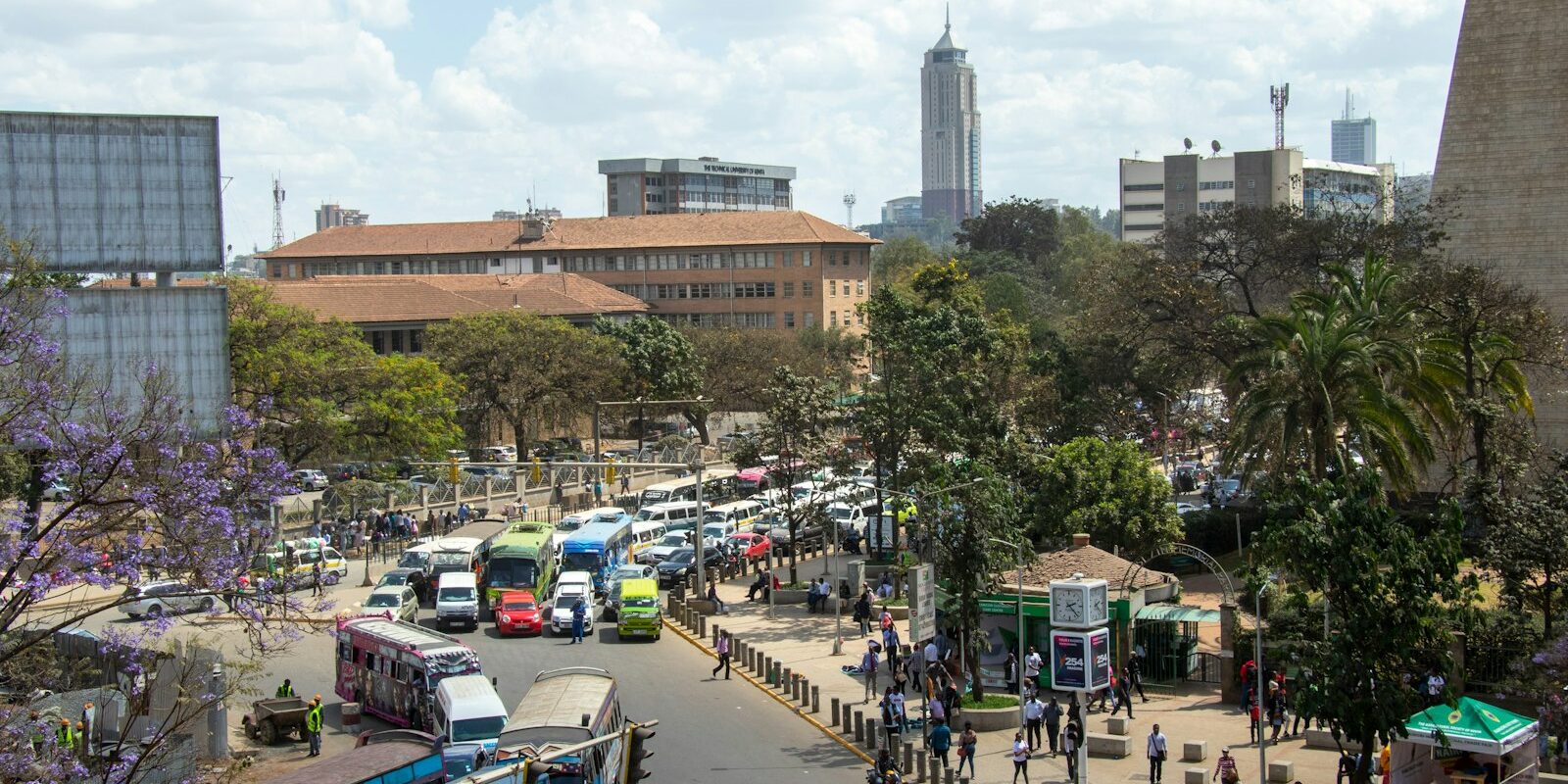 Busy Nairobi central business district street, representing a growing Kenyan company group