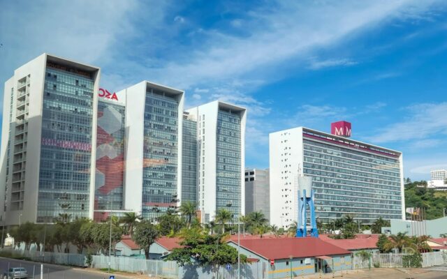 Modern office buildings representing property rating valuation in Kenya