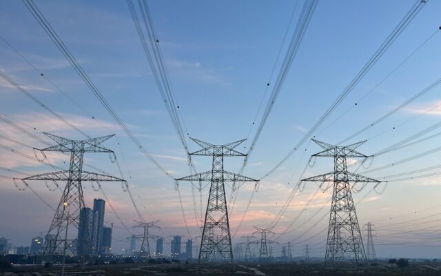 Power transmission lines illustrating way-leave and utility easement disputes in Kenya