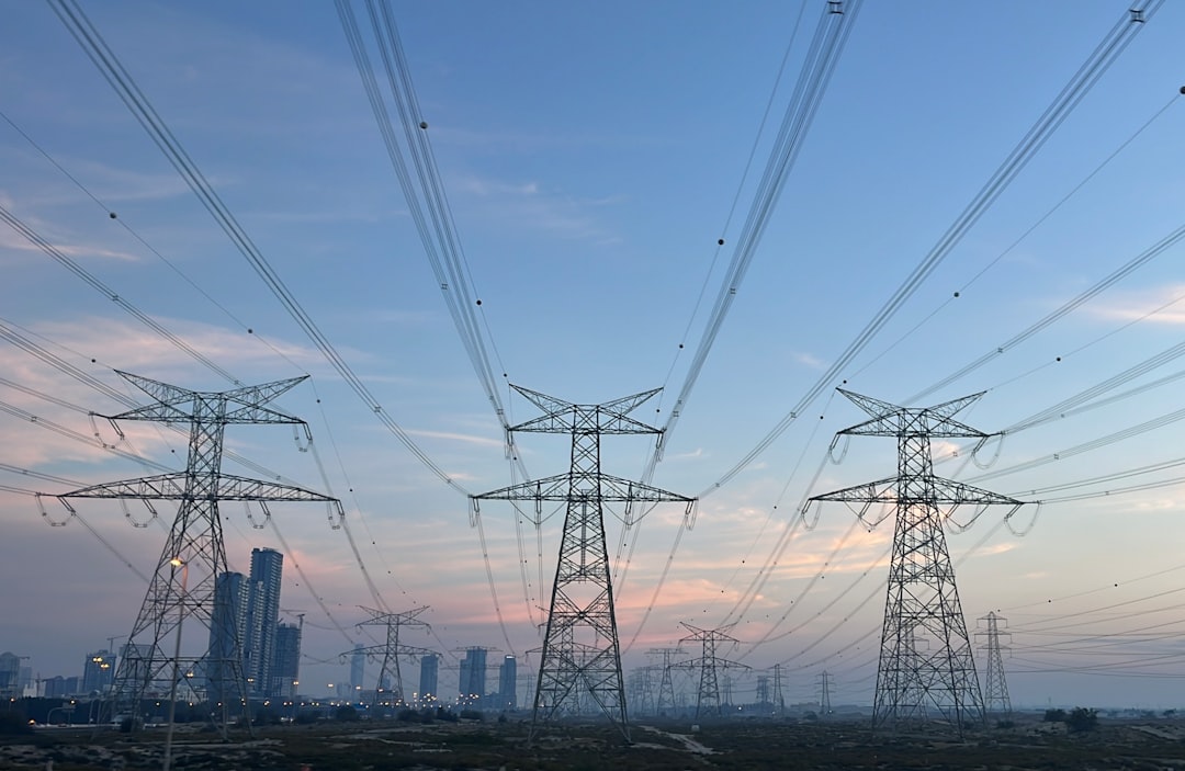 Power transmission lines illustrating way-leave and utility easement disputes in Kenya